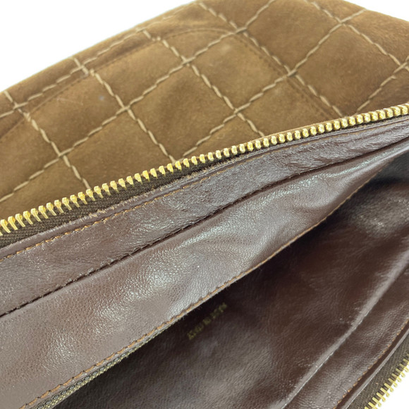 CHANEL Wild Stitch Chain Shoulder Bag Brown - Picture 8 of 10